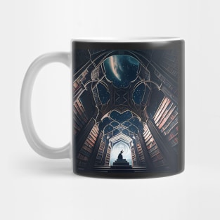 Fantasy Starry Library Mug